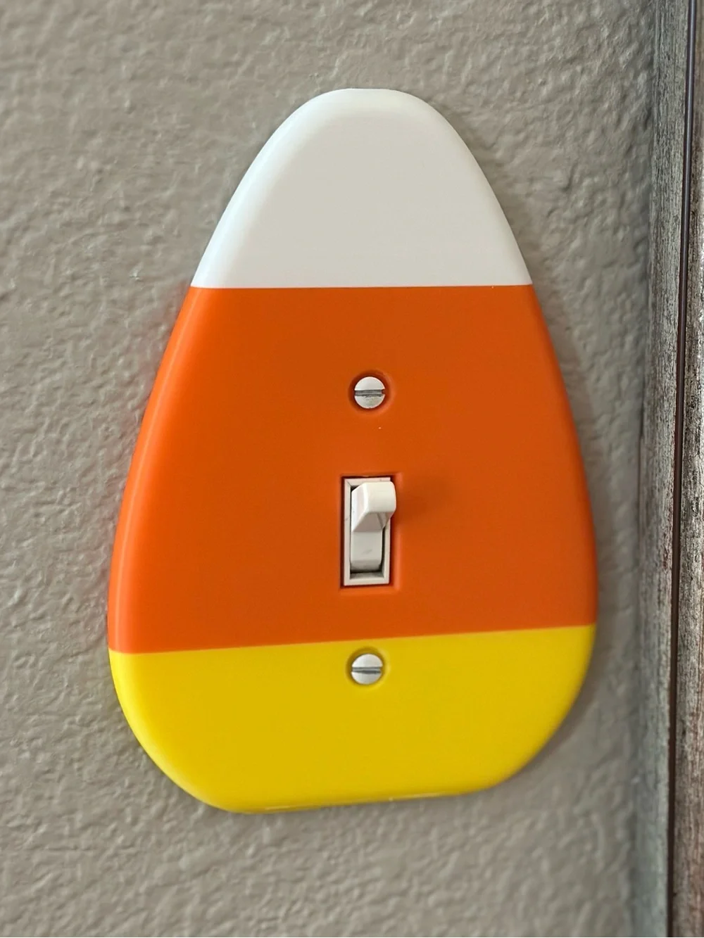 3-piece Set Candy Corn Soap Holder, Tissue Box Cover, and Light Switch Plate
